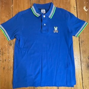 NWT Psycho Bunny Mens Size 4 (M) Milburn Short Sleeve Polo Shirt